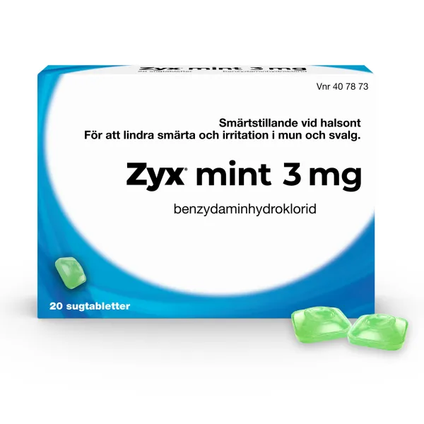 Mint Sugtablett 20 st